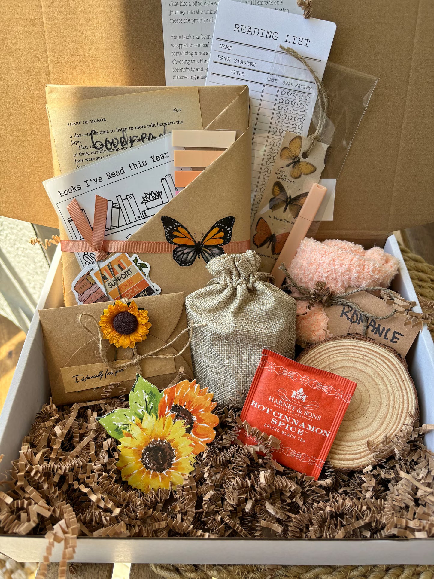 Blind Date with a Book Gift Box - Sunflowers Edition