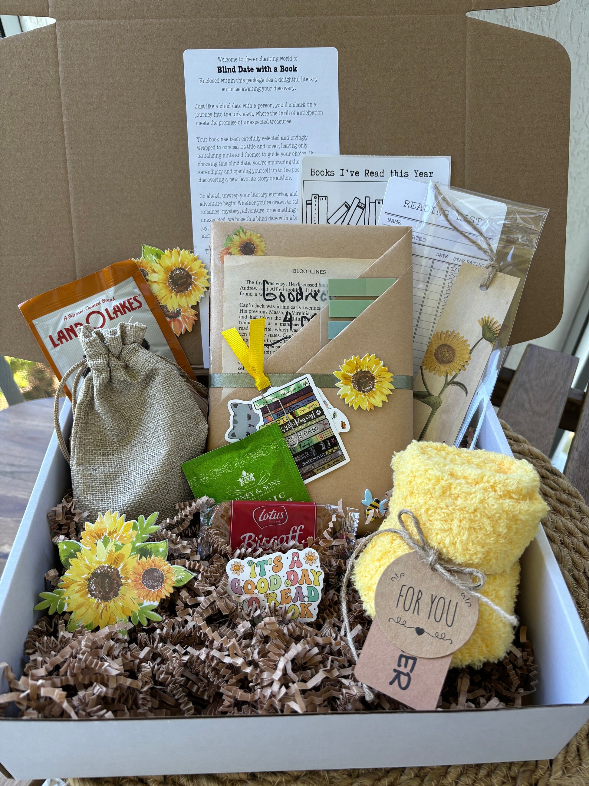 Blind Date with a Book Bookworm Gift Book Lover Gift