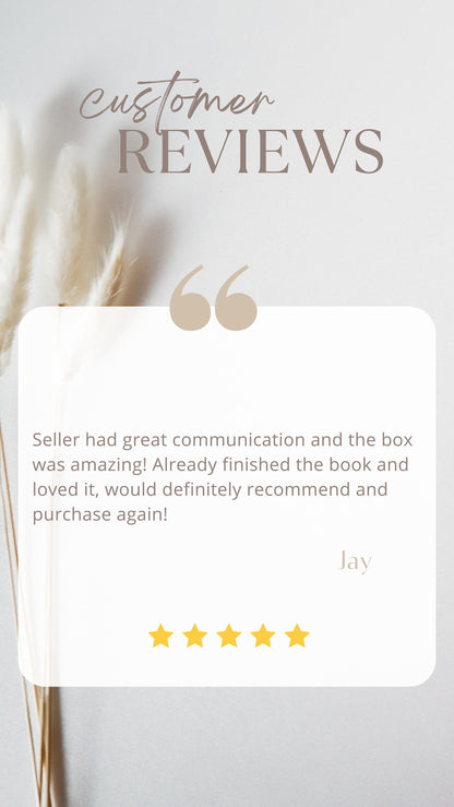 Personalized Blind Date with a Book Box Gift for Mom Gift Box Mystery Gift for Book Lovers Gift for Bookworm Personal Book Gift for Her