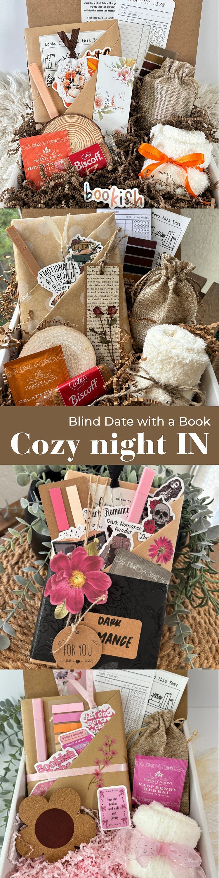 Blind Date with a Book Box Gifts for Book Lovers Personalized Book Gift Box Mystery Box for Book Lover Gift Birthday Gifts for Bookworms