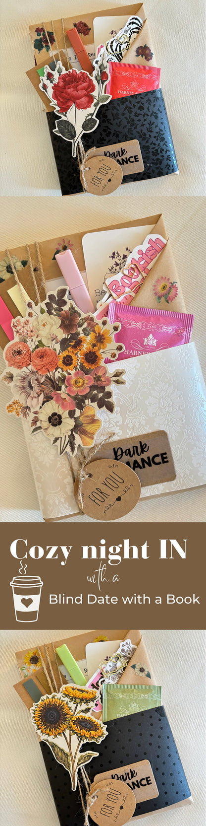 Blind Date with a Book Romance Gift for Book Lover Gift Blind Book Dates Gift Blindate gift Booktok Books for Booklover Personalized Book