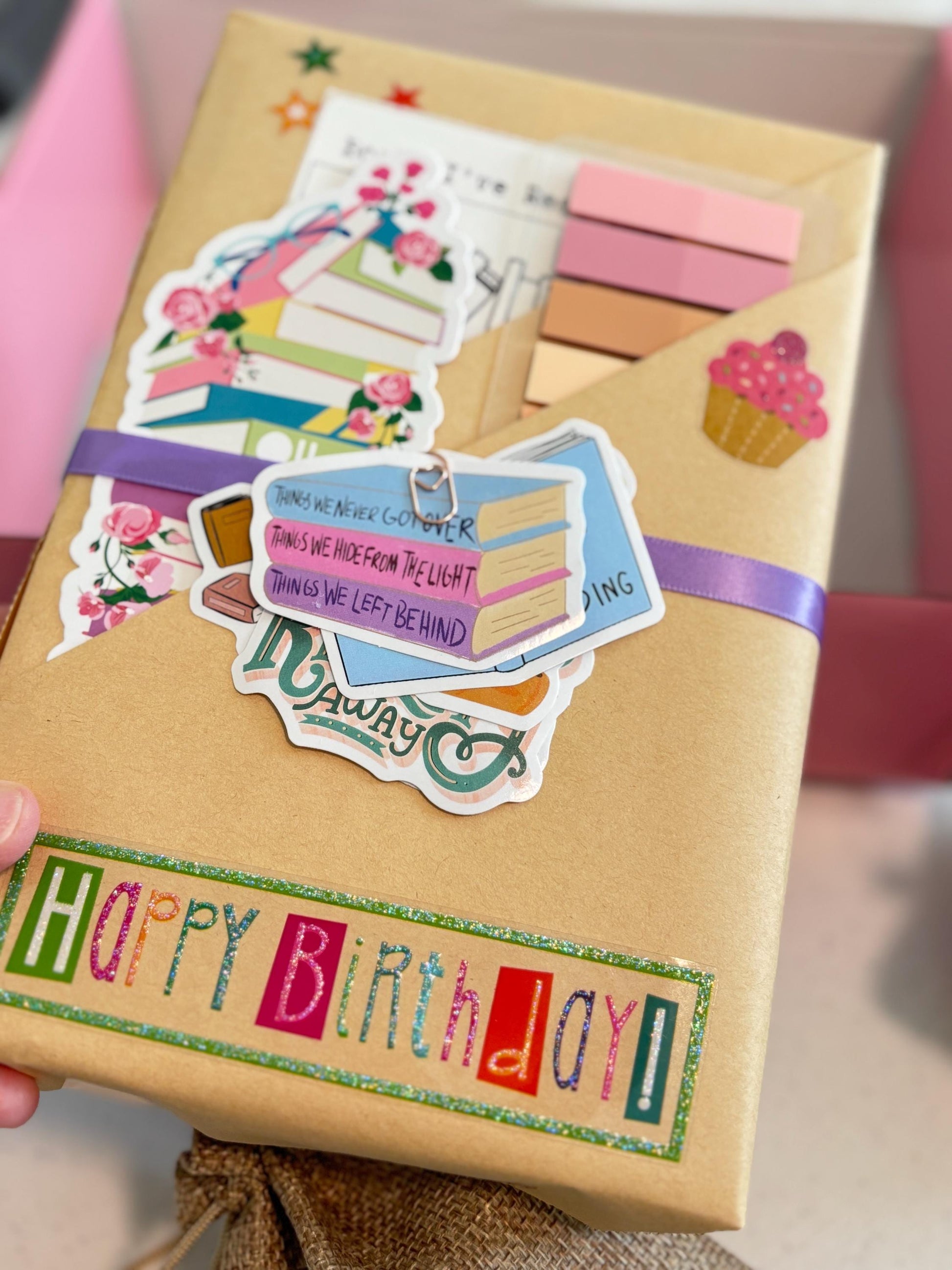 Blind Date with a Book Lover Gift Box Customizable Reading Gift Set Bookish Birthday Present Cozy Book Club Bookworm Gift Set Cozy Reading