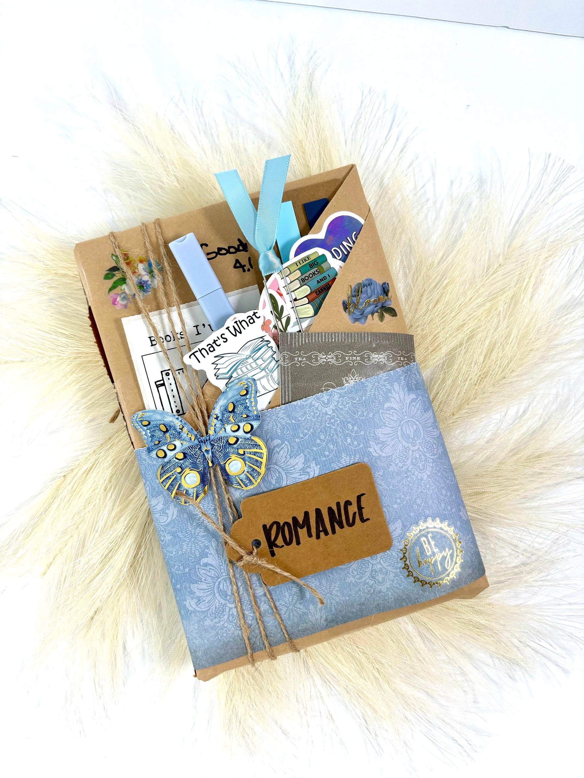 book blind dates are a great book gift or create a book box. the book only features a reading, log stickers fantasy bookmark, possibly dark romance books and would be a great mystery book for a book club