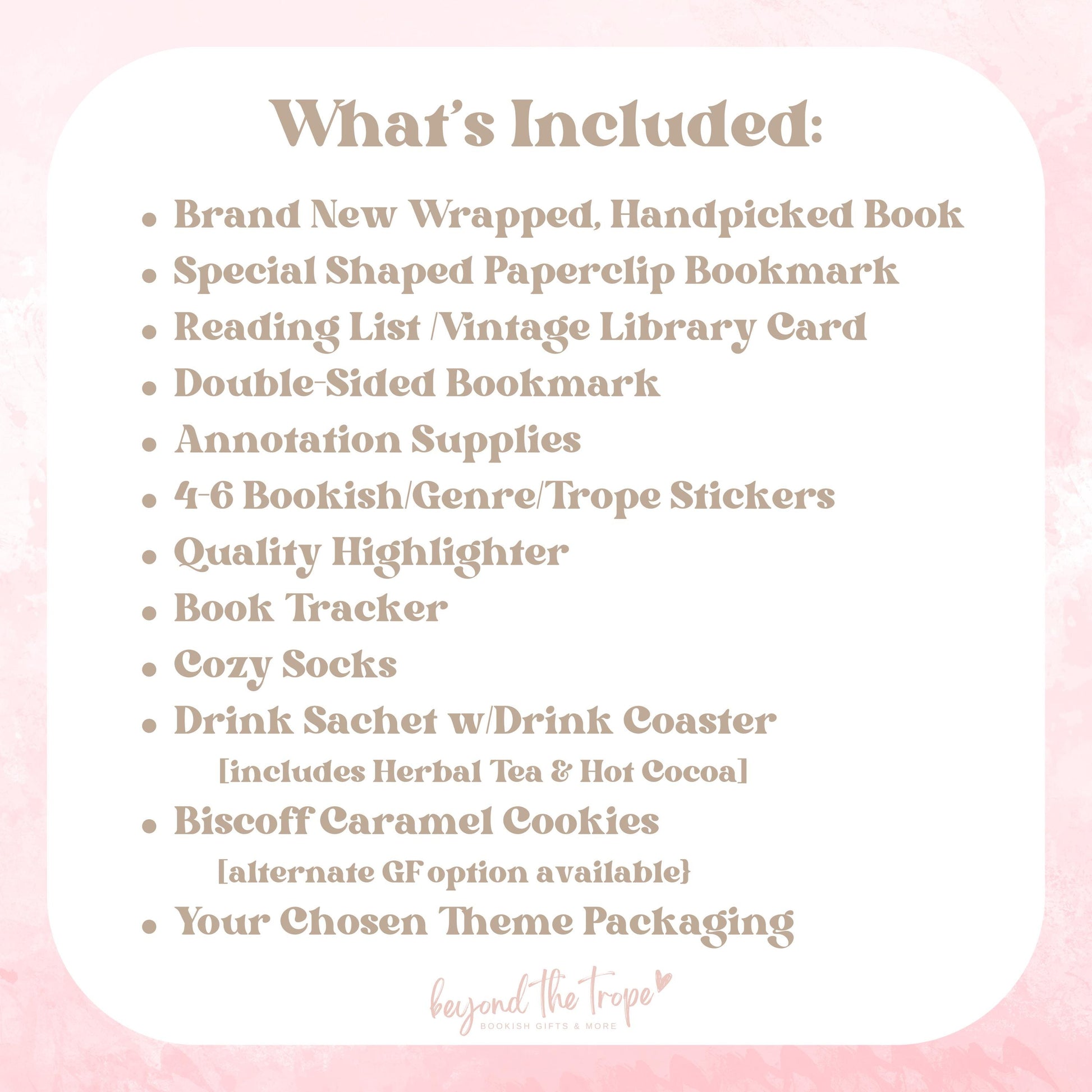 Blind Date with a Book Lover Gift Box Customizable Reading Gift Set Bookish Birthday Present Cozy Book Club Bookworm Gift Set Cozy Reading