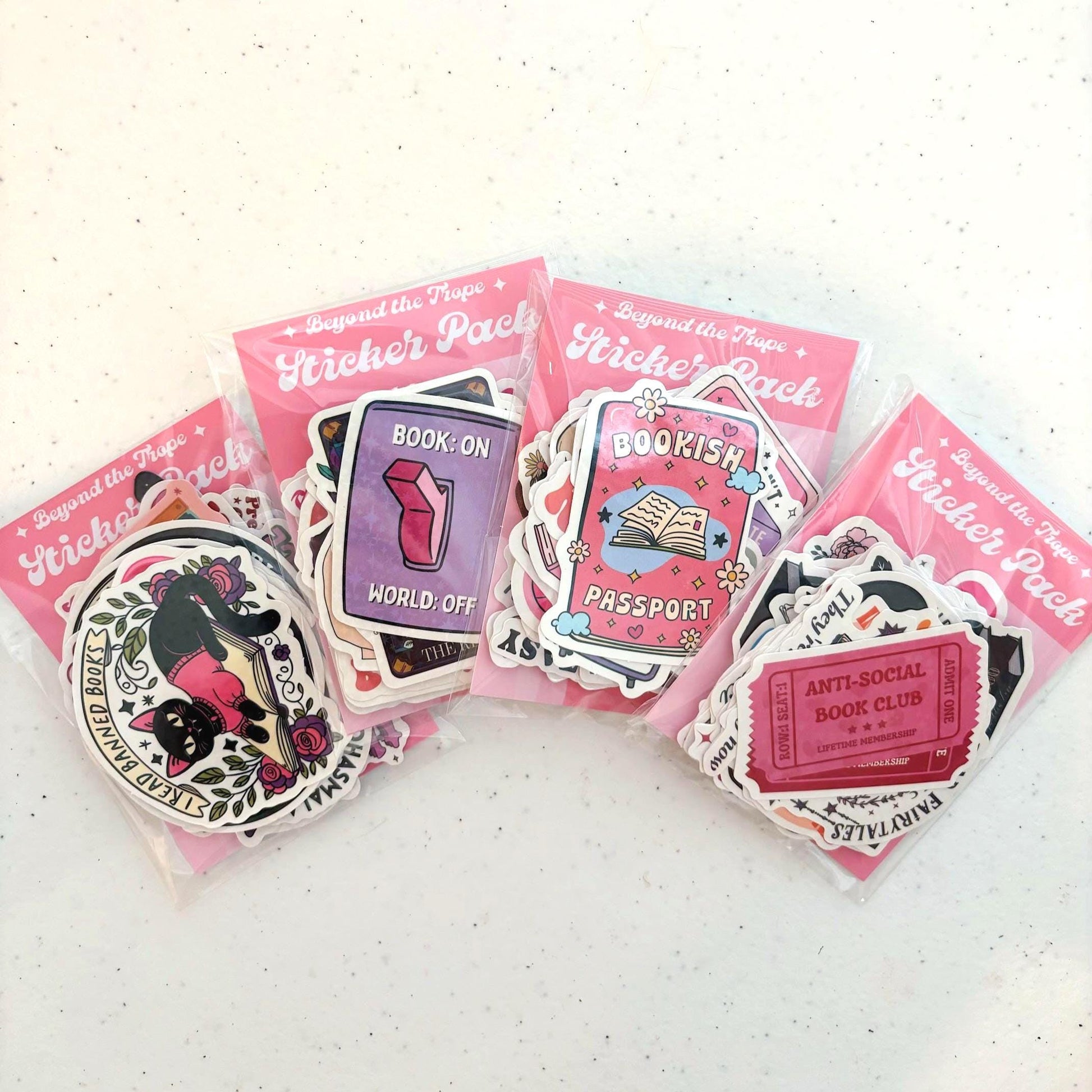 Bookish vinyl sticker pack includes 10–120 waterproof and holographic stickers for Kindle, laptop, and water bottle. Perfect for book lovers, journaling, or gifting. Features keywords like dragon sticker, booktok stickers, bookish stickers, bookish, holographic stickers, bulk stickers, romantasy, bookish stickers store to enhance Booktok appeal.