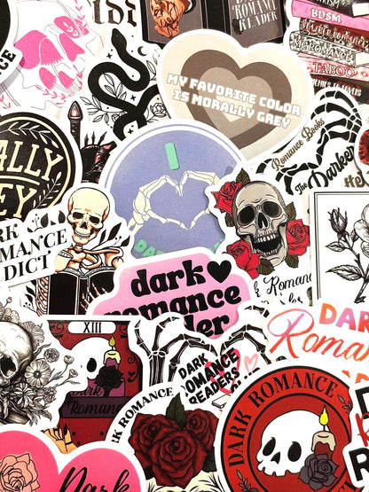 Bookish stickers including but not limited to romance tropes,bookish stickers store,kindle colorsoft,book sticker sheet,kindle paperwhite,dark romance sticker,acotar merch,kindle scribe,kindle skin,kindle insert,book sticker pack,water bottles,booktok,kindle stickers,smut,reader,haunting adeline,good girl sticker