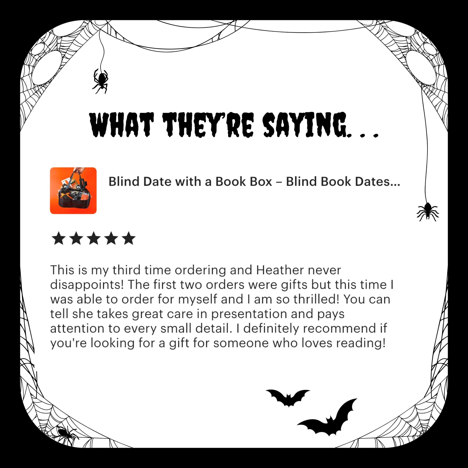 Blind Date with a Book Halloween – Book Lover Gifts, Blind Book Dates, Mystery Book Gift, Bookish Gifts, Custom Book Box, Dark Romance