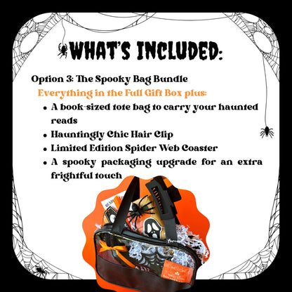 The perfect gift for any bookworm! This Blind Date with a Book mystery box includes a surprise book, romantasy merch, and a book club-inspired reading list. Also, enjoy accessories like a fantasy bookmark and a Biscoff cookie treat. Designed for fans of fantasy and romcom books, this gift box is ideal for anyone who loves discovering new books. Great for a wife, a teacher, or anyone who enjoys reading a good mystery book. book gift reader gift bookstagram