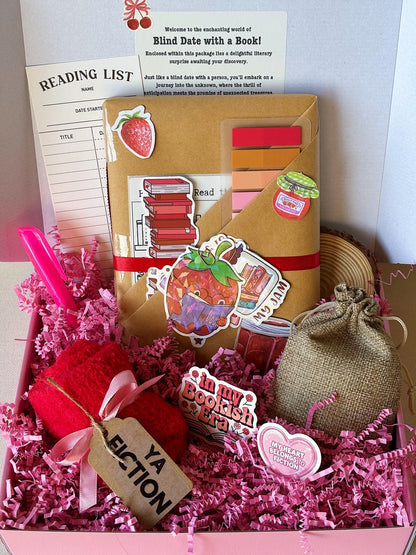 Personalized Blind Date with a Book Box Gift for Mom Gift Box Mystery Gift for Book Lovers Gift for Bookworm Personal Book Gift for Her