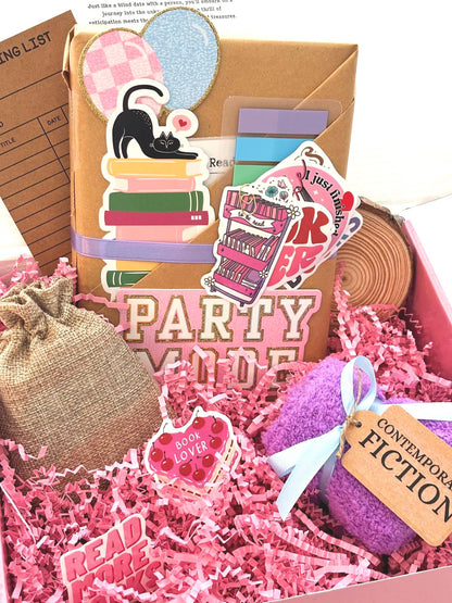 Give a unique birthday gift with this Blind Date with Book! Each date with a book is presented in a blind box or mystery box, featuring genres like dark romance, horror book, or romantasy. Perfect for bookstagram, includes a reading log, and makes a memorable book lover gift. Ideal for anyone who enjoys a surprise book blind date, blind book dates, or a blind date book, creating a joyful reading experience.