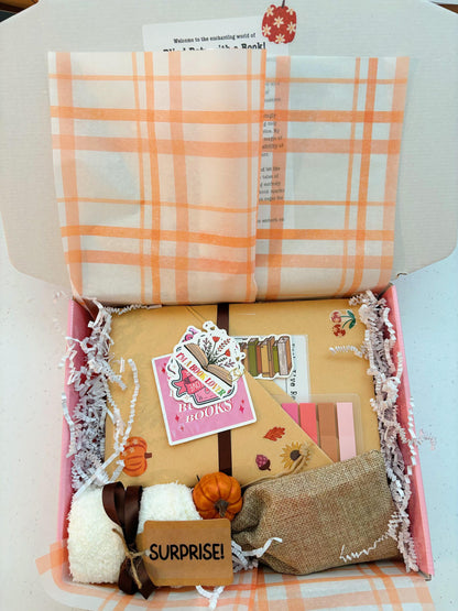 Blind Date with a Book Lover Gift Box Customizable Reading Gift Set Bookish Birthday Present Cozy Book Club Bookworm Gift Set Cozy Reading