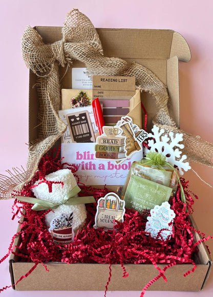 Personalized Blind Date with a Book Gift Box Mystery Gift for Book Lover Gift Personalized Book Gift Birthday Gift for Her Bookworm Gift