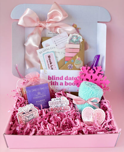 Personalized Blind Date with a Book Gift Box Mystery Gift for Book Lover Gift Personalized Book Gift Birthday Gift for Her Bookworm Gift