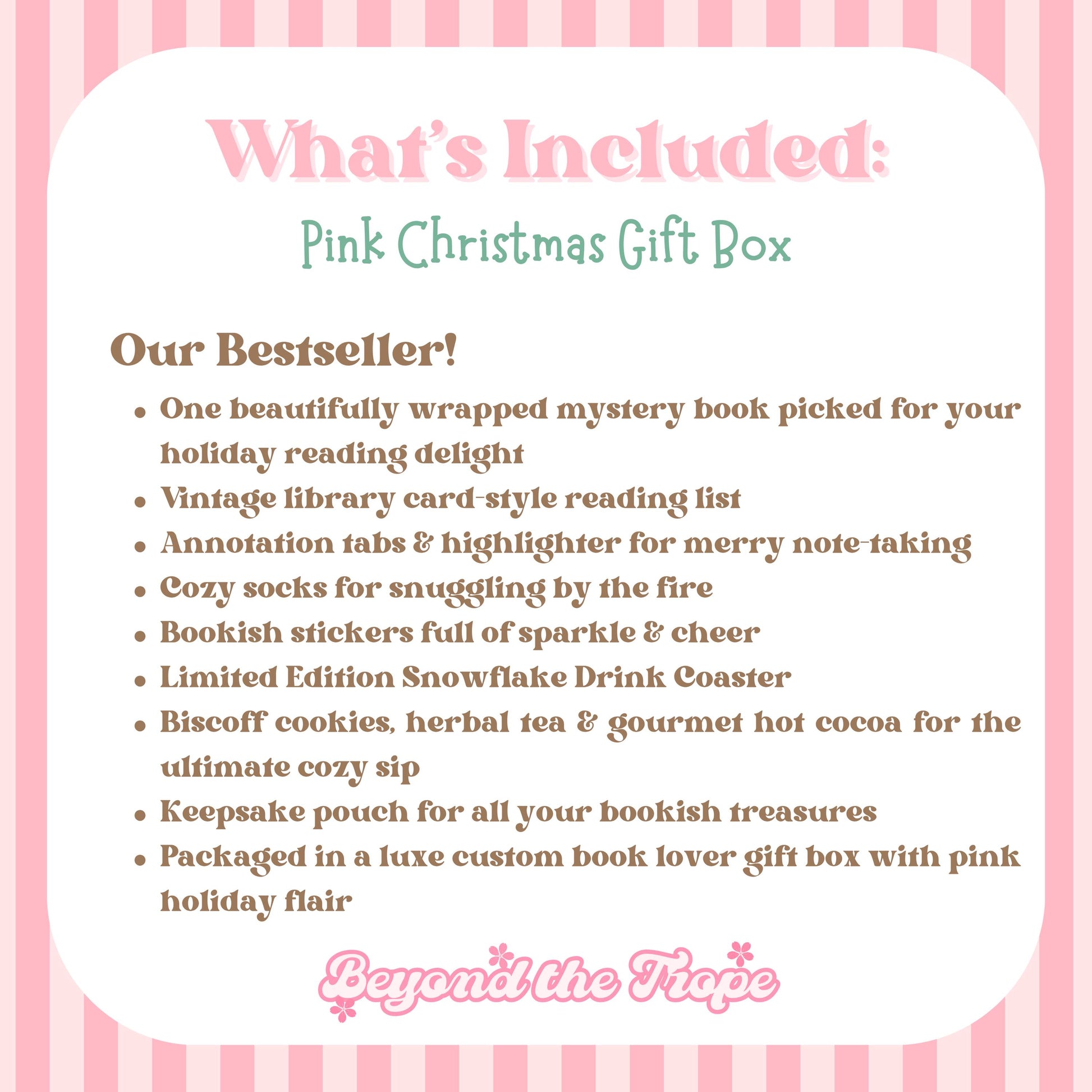 Blind Date with a Book, Blind Book Date Boxes, Mystery Book Gift, Bookish Gifts, Book Lover Gift, Custom Book Box, Pink Christmas