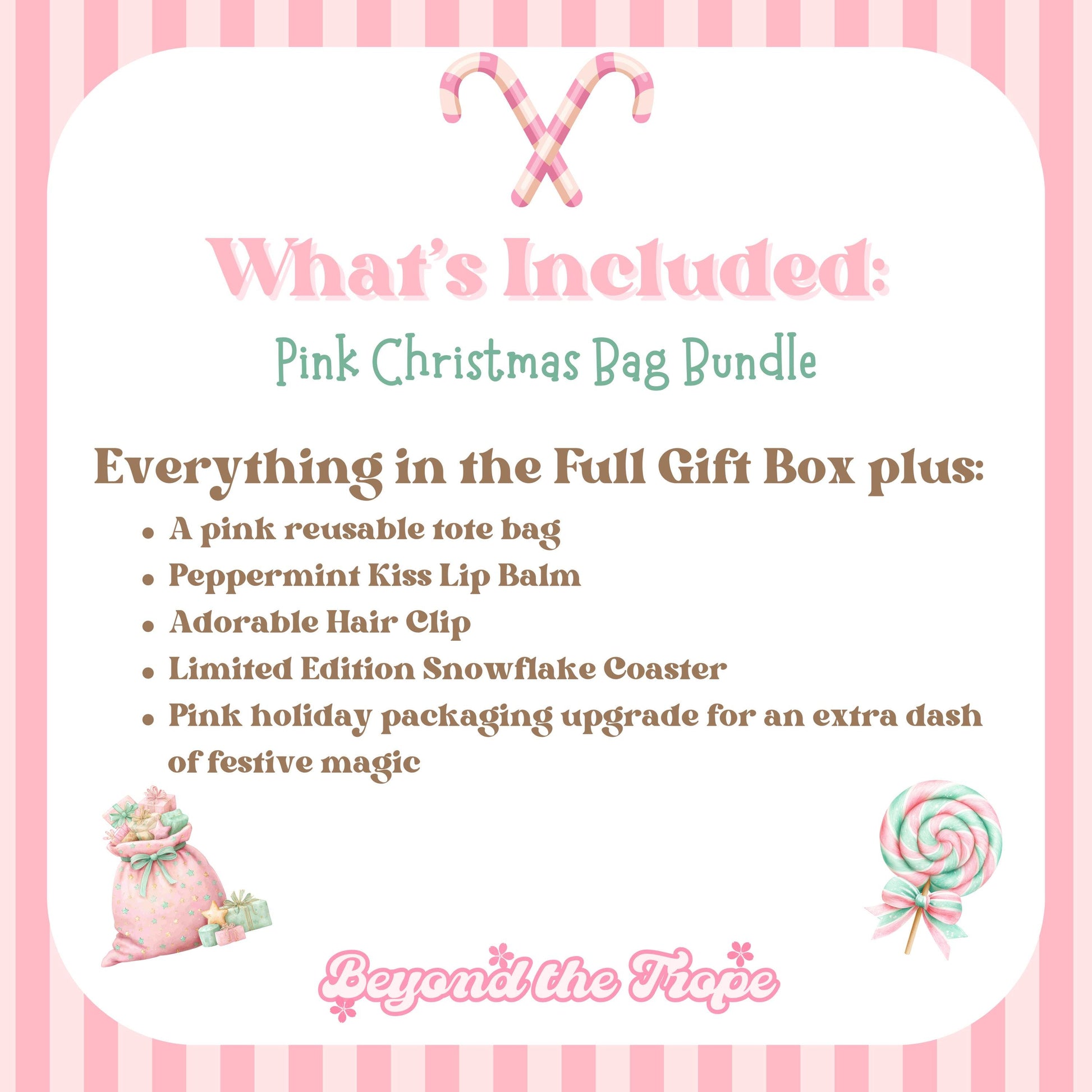 Soft pink blind date with a book box styled with romantic accents, perfect for blind date with a book dark romance fans and romantasy readers who love Christmas self-care gifts and cozy winter reading moments.