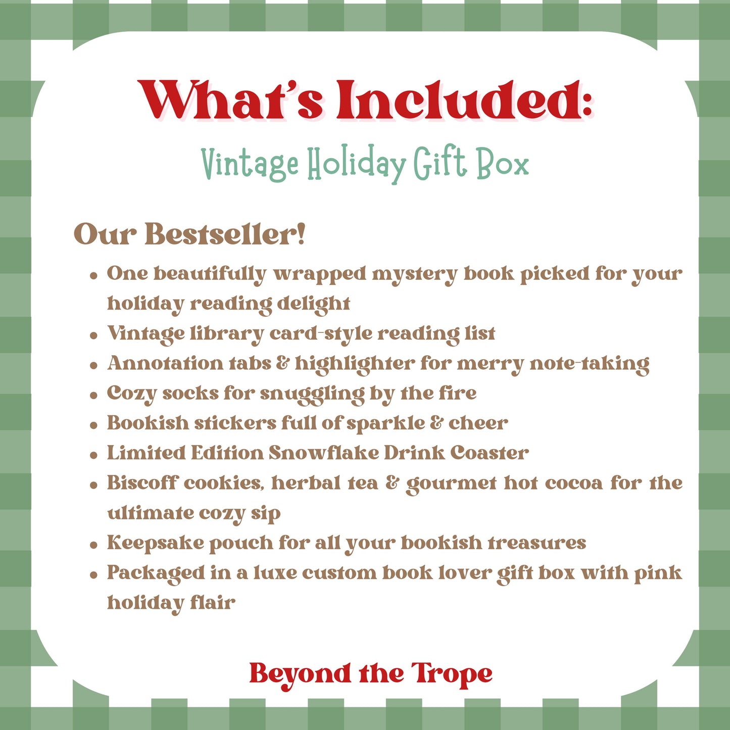 Blind Date with a Book Box, Blind Book Dates, Mystery Book Gift, Bookish Gifts, Book Lover Gift, Custom Book Box, Vintage Holiday