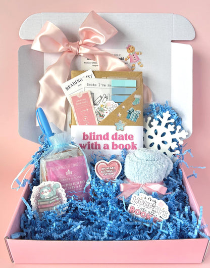 Personalized Blind Date with a Book Gift Box Mystery Gift for Book Lover Gift Personalized Book Gift Birthday Gift for Her Bookworm Gift
