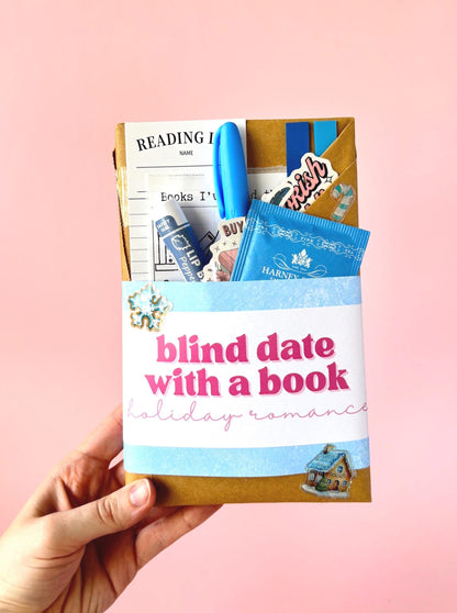 Personalized Blind Date with a Book Gift Box Mystery Gift for Book Lover Gift Personalized Book Gift Birthday Gift for Her Bookworm Gift