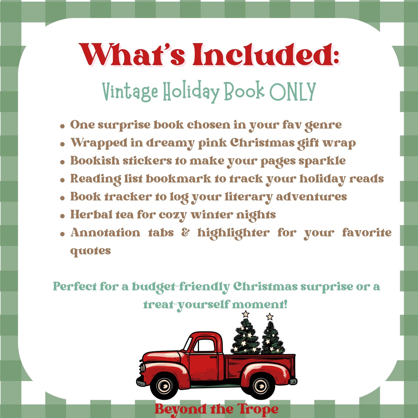 Blind Date with a Book Box, Blind Book Dates, Mystery Book Gift, Bookish Gifts, Book Lover Gift, Custom Book Box, Vintage Holiday