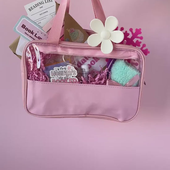 Blind Date with a Book Box, Blind Book Dates, Mystery Book Gift, Bookish Gifts, Book Lover Gift, Custom Book Box, Pink Christmas