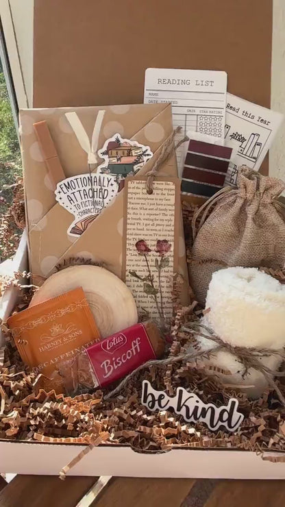 Blind Date with a Book Box for Book Lover Mystery Box for Book Lover Gift Personalized Book Gift for Her Bookworm Gift