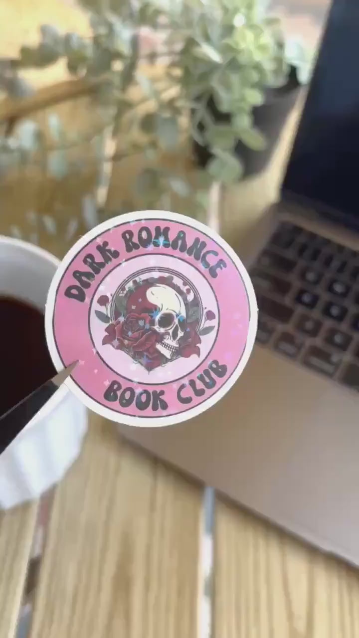 10-120 pcs Dark Romance Stickers for Kindle, Kindle Paperwhite, Kindle Scribe, Water Bottle, Laptop Decal, Tablets - Waterproof, Holographic